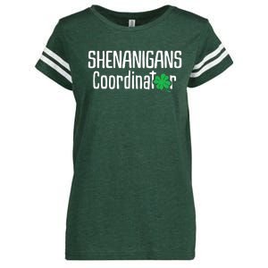 Shenanigans Coordinator St Patrick's Day Enza Ladies Jersey Football T-Shirt