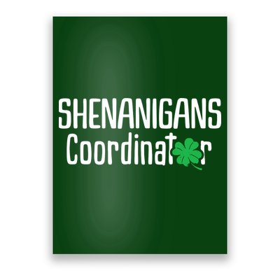 Shenanigans Coordinator St Patrick's Day Poster