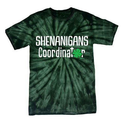 Shenanigans Coordinator St Patrick's Day Tie-Dye T-Shirt