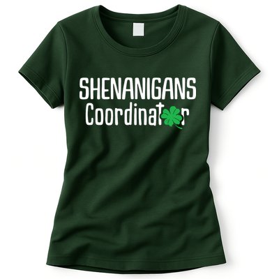 Shenanigans Coordinator St Patrick's Day Womens T-Shirt