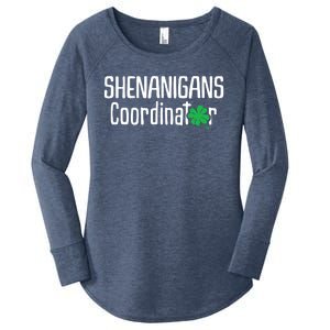 Shenanigans Coordinator St Patrick's Day Women's Perfect Tri Tunic Long Sleeve Shirt