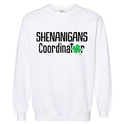 Shenanigans Coordinator St Patrick's Day Garment-Dyed Sweatshirt