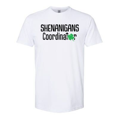 Shenanigans Coordinator St Patrick's Day Softstyle® CVC T-Shirt