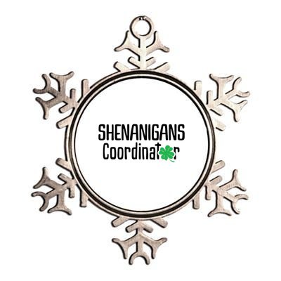 Shenanigans Coordinator St Patrick's Day Metallic Star Ornament