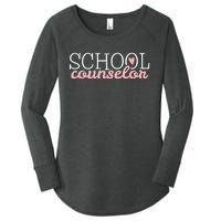 School Counselor Women's Perfect Tri Tunic Long Sleeve Shirt