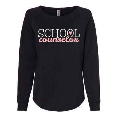 School Counselor Womens California Wash Sweatshirt