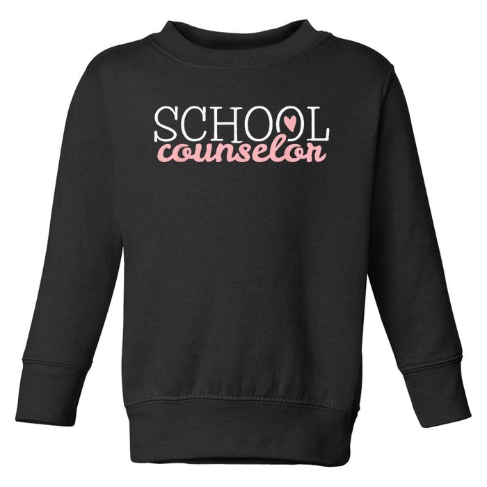 School Counselor Toddler Sweatshirt