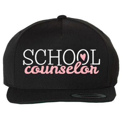 School Counselor Wool Snapback Cap