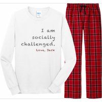 Socially Challenged Long Sleeve Pajama Set