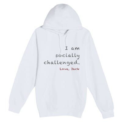 Socially Challenged Premium Pullover Hoodie