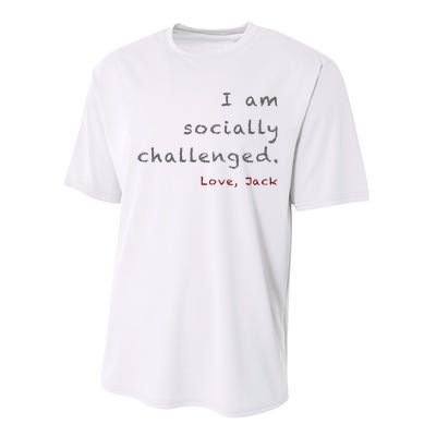 Socially Challenged Performance Sprint T-Shirt