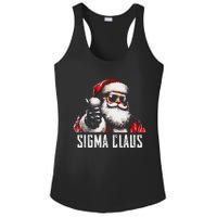 Sigma Claus Santa Funny Christmas Rizz Male The Rizzler Meme Ladies PosiCharge Competitor Racerback Tank