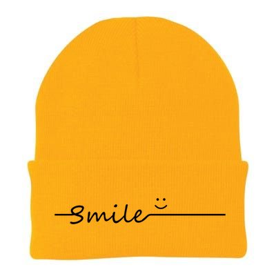 Smile Cute Smiley Face Gift Knit Cap Winter Beanie