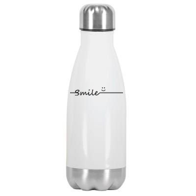 Smile Cute Smiley Face Gift Stainless Steel Insulated Water Bottle