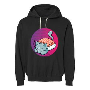 Sashimi Cat Garment-Dyed Fleece Hoodie