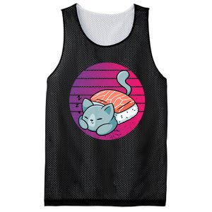 Sashimi Cat Mesh Reversible Basketball Jersey Tank