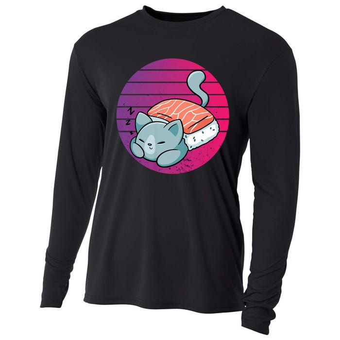 Sashimi Cat Cooling Performance Long Sleeve Crew