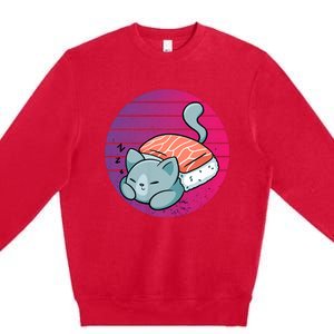 Sashimi Cat Premium Crewneck Sweatshirt