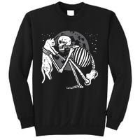 Skeleton Cat Skull Kitty Cute Goth Halloween Sweatshirt