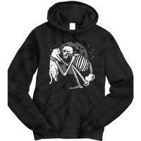 Skeleton Cat Skull Kitty Cute Goth Halloween Tie Dye Hoodie