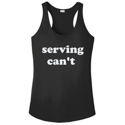 Serving CanT Ladies PosiCharge Competitor Racerback Tank