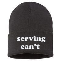 Serving CanT Sustainable Knit Beanie