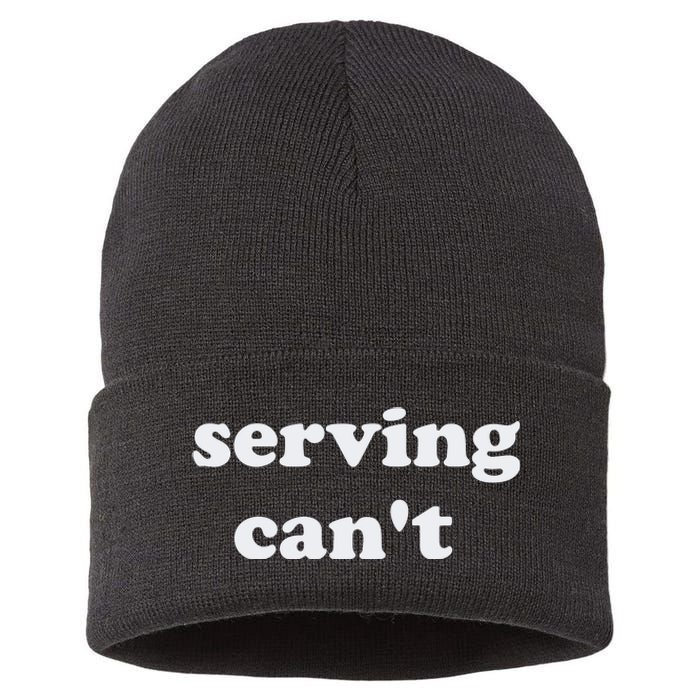 Serving CanT Sustainable Knit Beanie