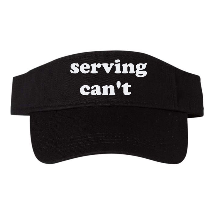 Serving CanT Valucap Bio-Washed Visor