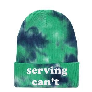 Serving CanT Tie Dye 12in Knit Beanie