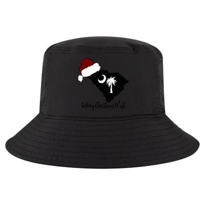 South Carolina Sc Merry Christmas Yall Cool Comfort Performance Bucket Hat