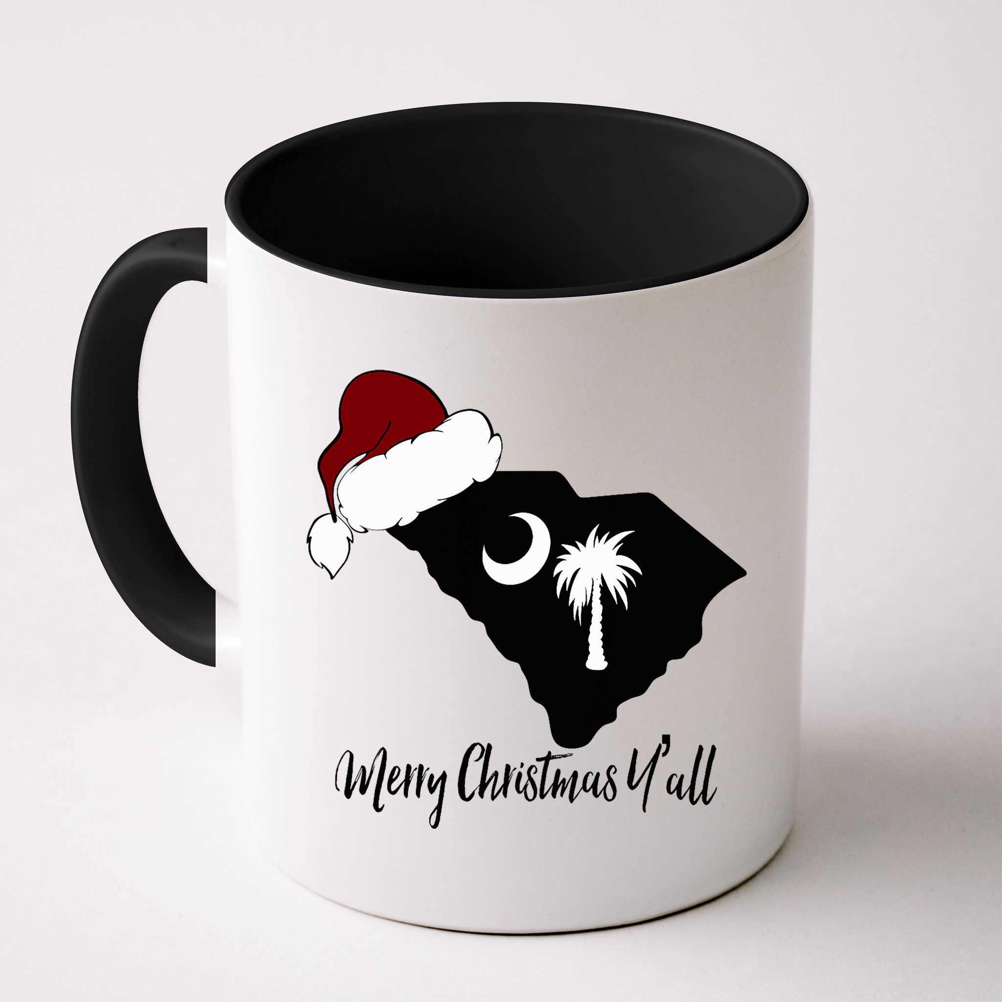 South Carolina Sc Merry Christmas Yall Mug