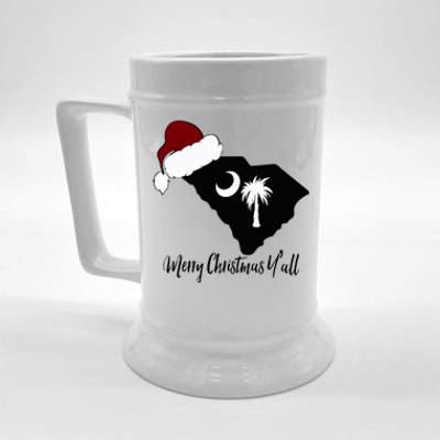 South Carolina Sc Merry Christmas Yall Beer Stein