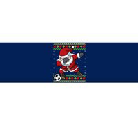 Santa Claus Soccer Dabbing Christmas Bumper Sticker