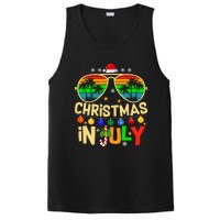 Santa Claus Sunglasses Beach Christmas In July PosiCharge Competitor Tank