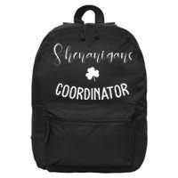 Shenanigans Coordinator 16 in Basic Backpack