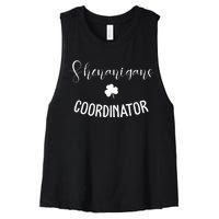 Shenanigans Coordinator Women's Racerback Cropped Tank