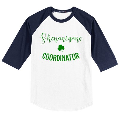 Shenanigans Coordinator Baseball Sleeve Shirt