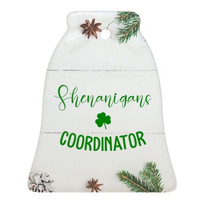 Shenanigans Coordinator Ceramic Bell Ornament