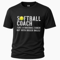 Softball Coach Shirts Softball Dad For Men Softball Coach Cooling Performance Crew T-Shirt