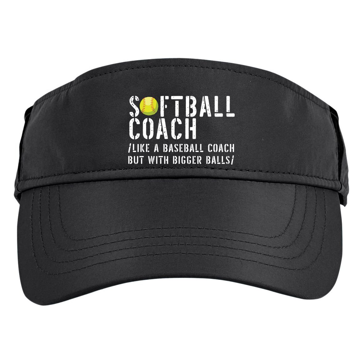 Softball Coach Shirts Softball Dad For Men Softball Coach Adult Drive Performance Visor