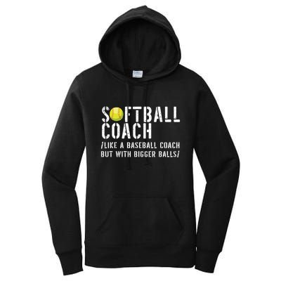 Softball Coach Shirts Softball Dad For Men Softball Coach Women's Pullover Hoodie