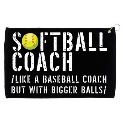 Softball Coach Shirts Softball Dad For Men Softball Coach Grommeted Golf Towel