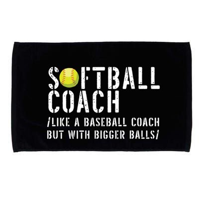 Softball Coach Shirts Softball Dad For Men Softball Coach Microfiber Hand Towel