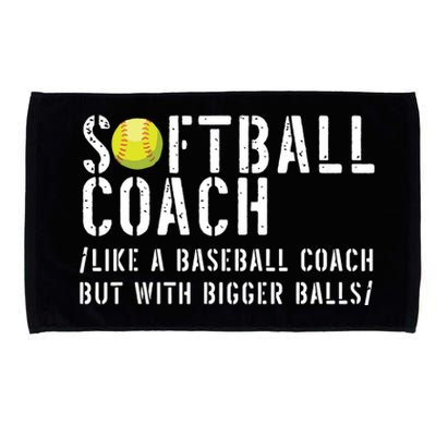 Softball Coach Shirts Softball Dad For Men Softball Coach Microfiber Hand Towel