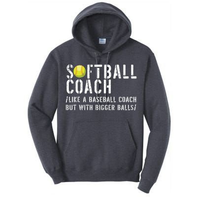 Softball Coach Shirts Softball Dad For Men Softball Coach Tall Hoodie