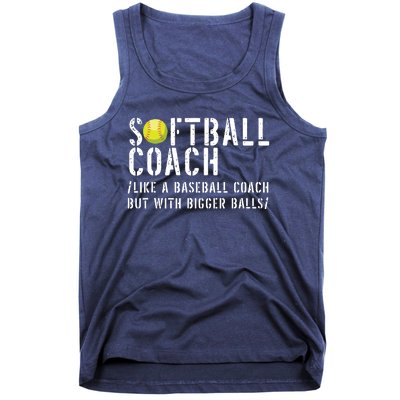 Softball Coach Shirts Softball Dad For Men Softball Coach Tank Top