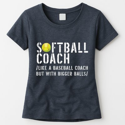 Softball Coach Shirts Softball Dad For Men Softball Coach Womens T-Shirt