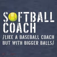 Softball Coach Shirts Softball Dad For Men Softball Coach Womens T-Shirt