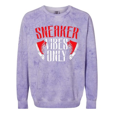 Sneaker Collector Sneakerhead Shoe Lover I Love Sneakers Colorblast Crewneck Sweatshirt