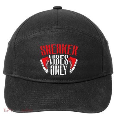 Sneaker Collector Sneakerhead Shoe Lover I Love Sneakers 7-Panel Snapback Hat